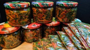 ЗАПРАВКА НА ЗИМУ. Универсальная овощная заправка, 2 способа заготовки на зиму без варки!