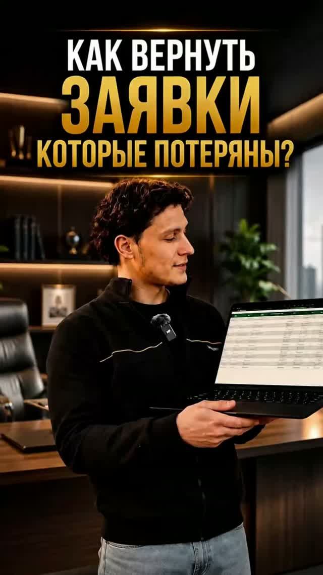 как вернуть заявки,которые уже потеряны?