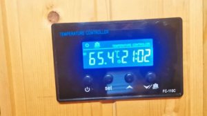 Нагрев электрокаменки в парилке 16.05.2026