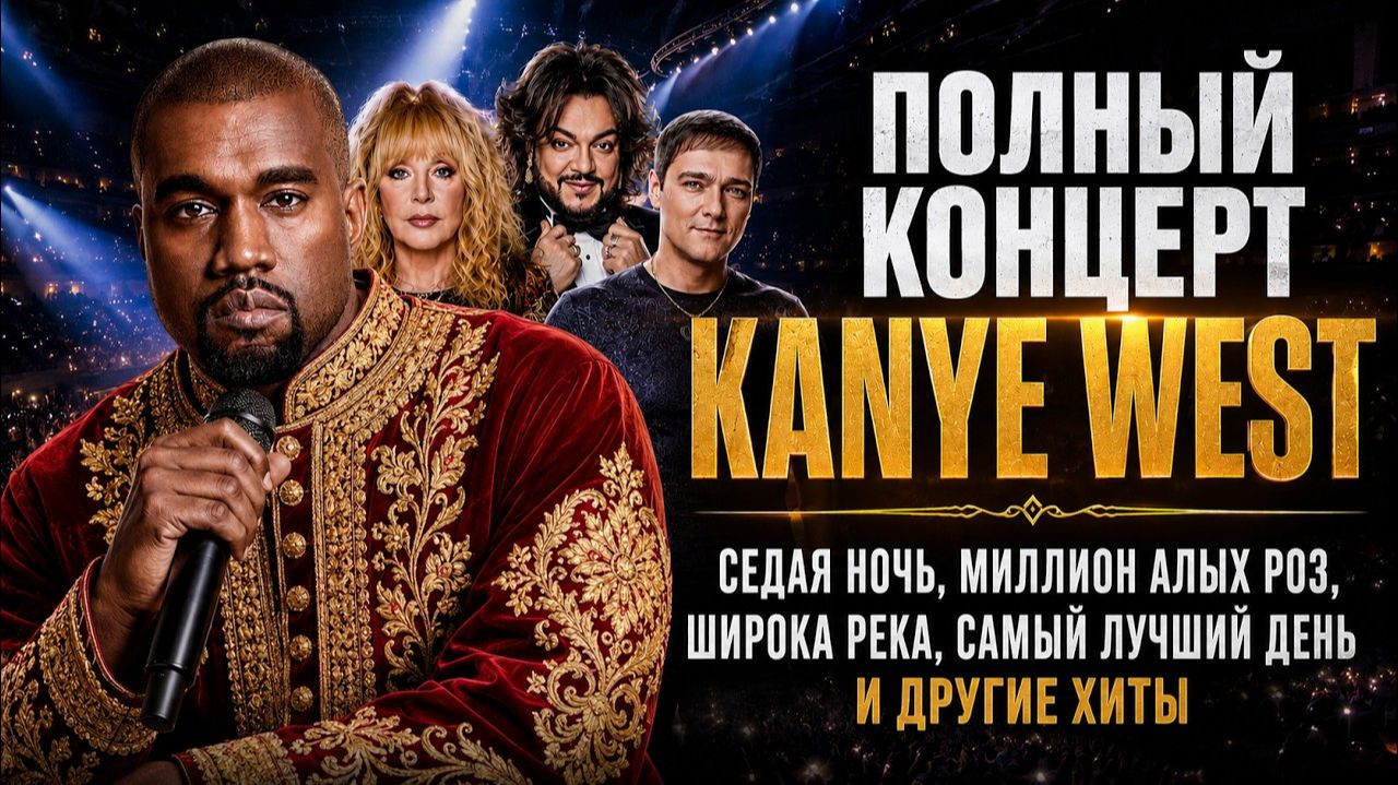 Полный Концерт Kanye West -- Седая Ночь и Все Любимые Хиты Онлайн Лучшая Музыка и Легендарные Хиты