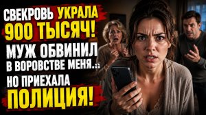 Истории из жизни | Свекровь украла 900 тысяч и обвинила невестку | Аудио рассказы