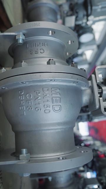 DN150 PN16 электрический шаровой кран MED‑Моэнда
