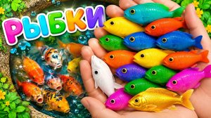 🐠 Мультики для детей. Изучаем обитателей водоёма на природе и знакомимся с подводным миром! 🌊
