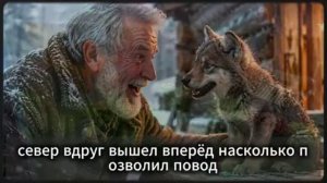Старик приютил волчонка в метель — его ответ изменил всё.