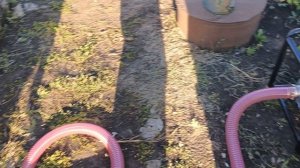 Мотопомпа готова ,испытание.