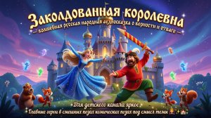 👸✨🏰 Заколдованная королевна — волшебная русская народная аудиосказка о верности и отваге ✨🕯️