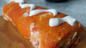 Рулет с красной рыбой