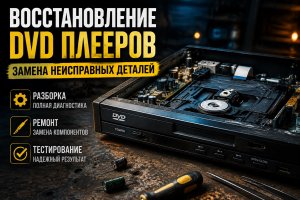 Восстановление выброшенных DVD-плееров — замена неисправных компонентов