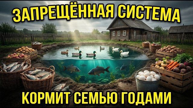 Почему эту систему забыли на 70 лет. Пруд, который кормит семью годами