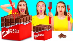 Большая, Средняя или Маленькая Тарелка Челлендж # Удивительные Кулинарные Лайфхаки от DoDo Chal