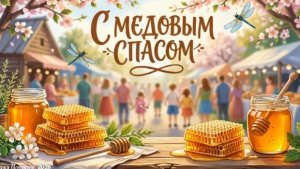Медовый Спас - пора прощаться с летом. Красивая музыкальная открытка