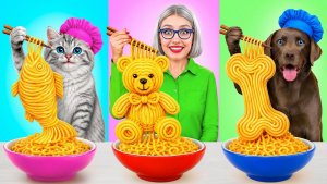 Кулинарный Челлендж_ Я против Бабушки с Котиком и Собакой _ Кухонные Войны
