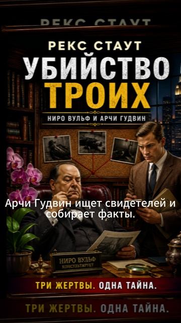 Рекс Стаут  Убийство троих   #детектив #аудиокнига #слушатьаудиокнигу