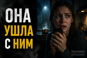 Она ушла с мужчиной и не вернулась