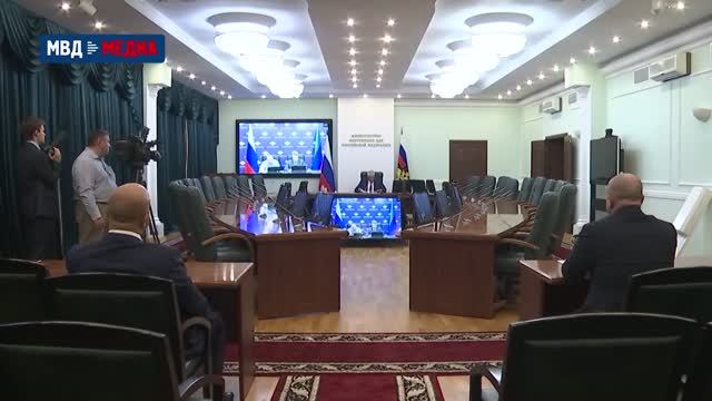 Владимир Колокольцев представил новых руководителей трех территориальных органов МВД России