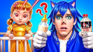 Золотую Куклу из Игры в Кальмара удочерил Соник!