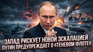 🛢️Себастиан Сас | «Теневой флот» как повод для войны: Путин предостерегает Запад от рокового шага