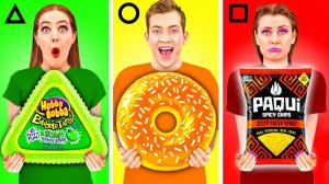 Геометрический Челлендж с Едой # Безумные Ситуации с Едой от PaRaRa Challenge