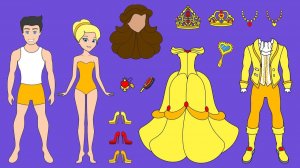 СЕМЕЙНЫЕ ОДЕВАЛКИ БЛЕСКОВЫЕ ПЛАТЬЯ ДЛЯ ПРИНЦЕССЫ 👸 МАМА ДОЧКА ПАПА КУКОЛЬНЫЙ ДОМ В АЛЬБОМЕ