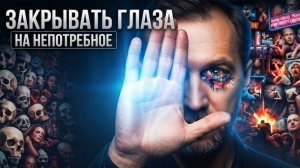 Закрывать глаза на непотребное