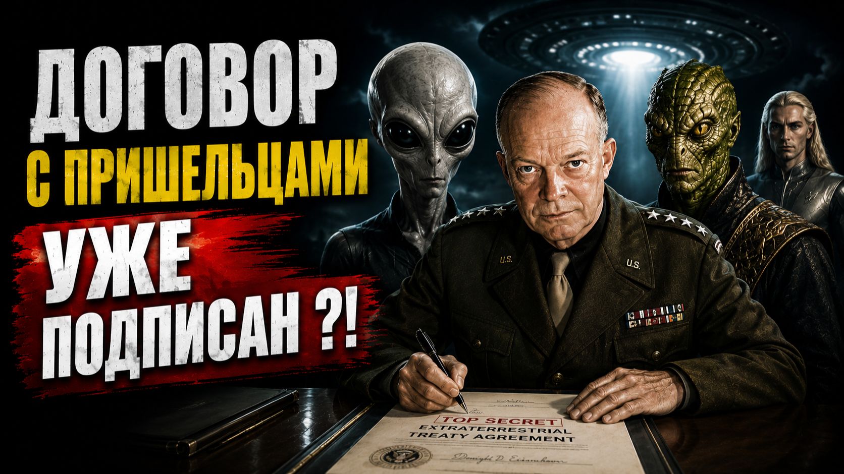 Договор с пришельцами уже подписан