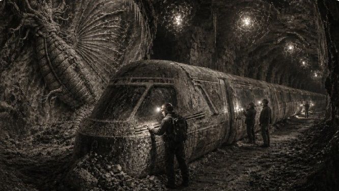 Под Сибирью был обнаружен древний тоннель с поездом неизвестной цивилизации