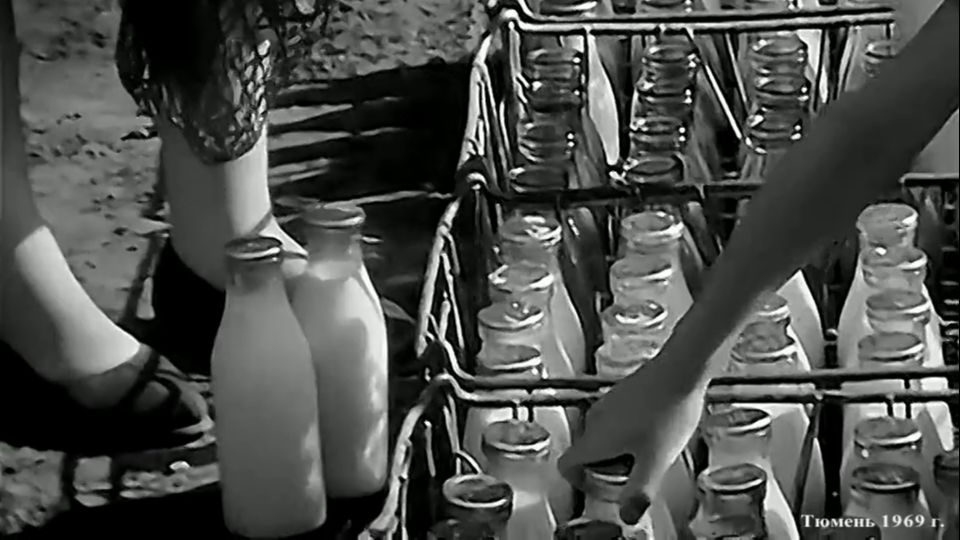 1969 год. Тюмень. Выездная торговля молоком
