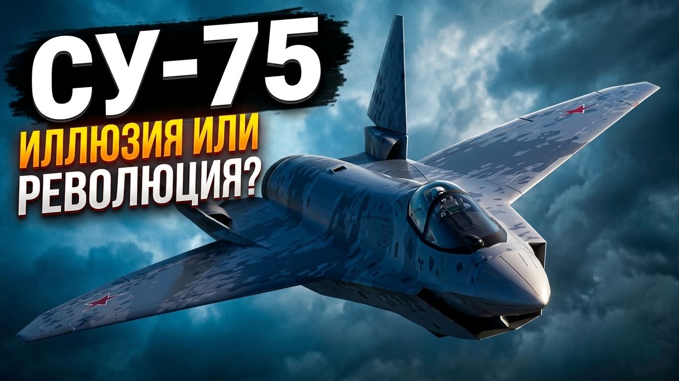 Новейший истребитель Су-75 Checkmate 🔥 Главный конкурент F-35