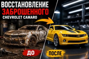 Восстановление заброшенной модели Chevrolet Camaro 2017