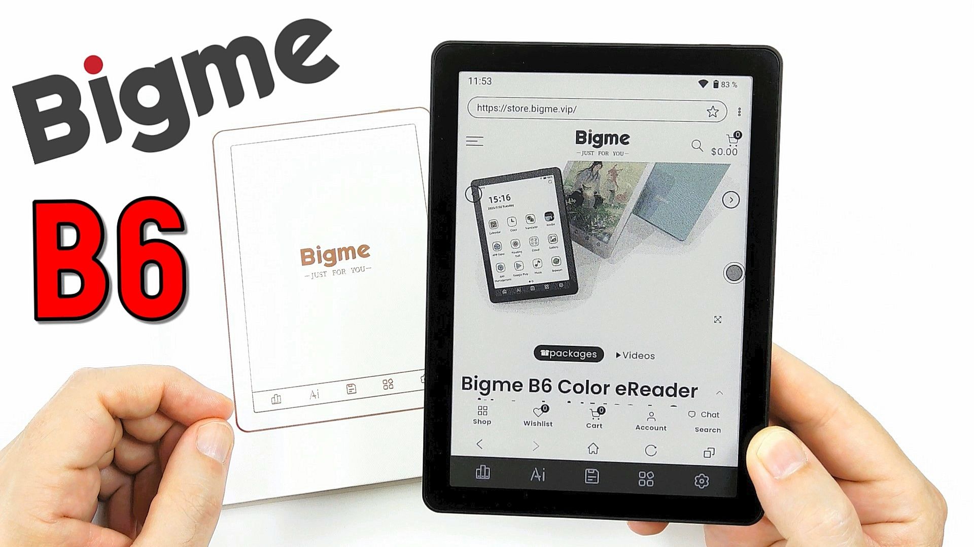 Bigme B6: компактный планшет для ЧТЕНИЯ по доступной цене!