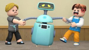 Сумасшедший робот, вышедший из-под контроля! Роблокс Мультик