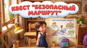 КВЕСТ: Безопасный маршрут | ПДД для детей