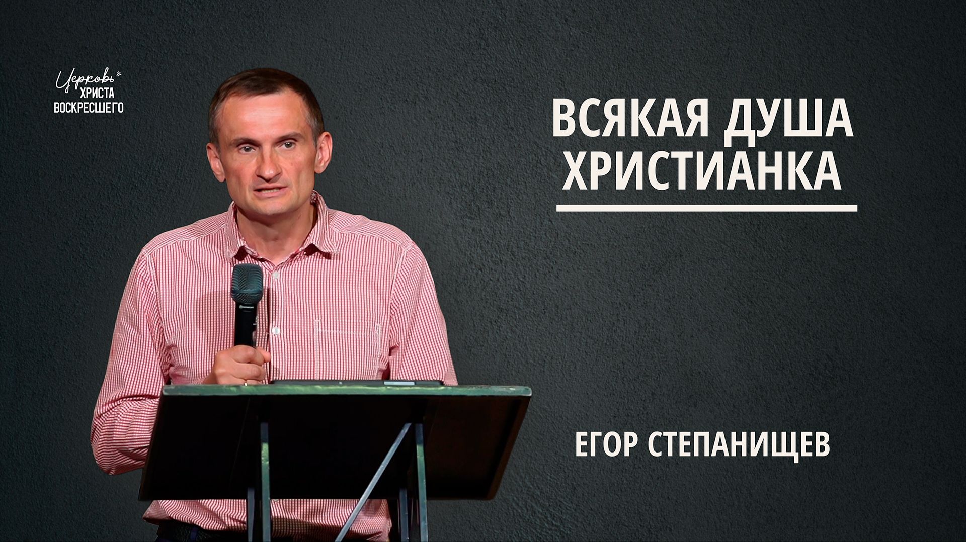 Всякая душа христианка | Егор Степанищев (24.05.2026)