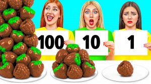 100 Слоев Еды Челлендж # Вкусные Рецепты от Funny DO Challenge