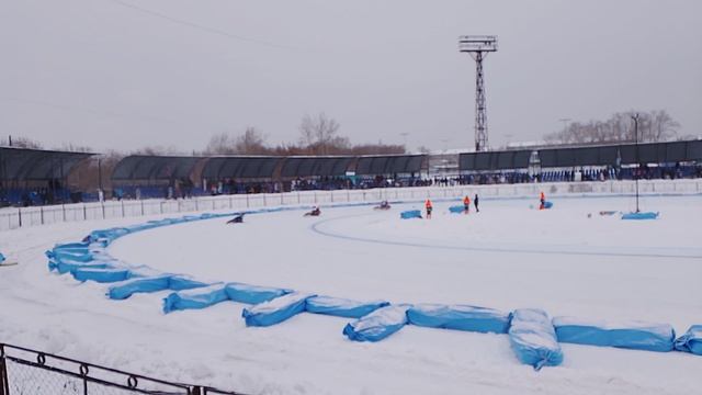 19 заезд 2 день 2 этап КЧР по мотогонкам на льду Каменск-Уральский 21.12.2025 #спидвей