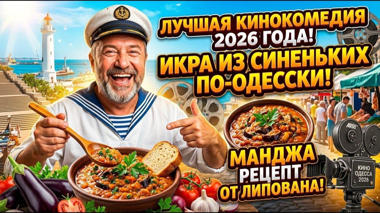 🎬 ЛУЧШАЯ ОДЕССКАЯ КОМЕДИЯ 2026! Икра из синеньких по-одесски | Липован готовит манджу 🍆1 серия