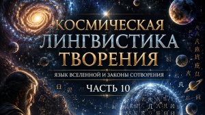Космическая Лингвистика Творения Часть 10 - 2
