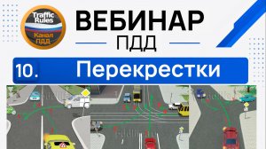 Полный курс пдд 2026 Вебинар 10 Проезд перекрестков