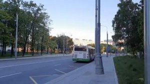 Московские автобусы в Ташкентском преулке и на Нижегородской