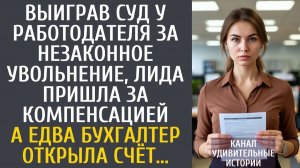 Истории из жизни Выиграв суд у работодателя за незаконное увольнение, Лида пришла за компенсацией…