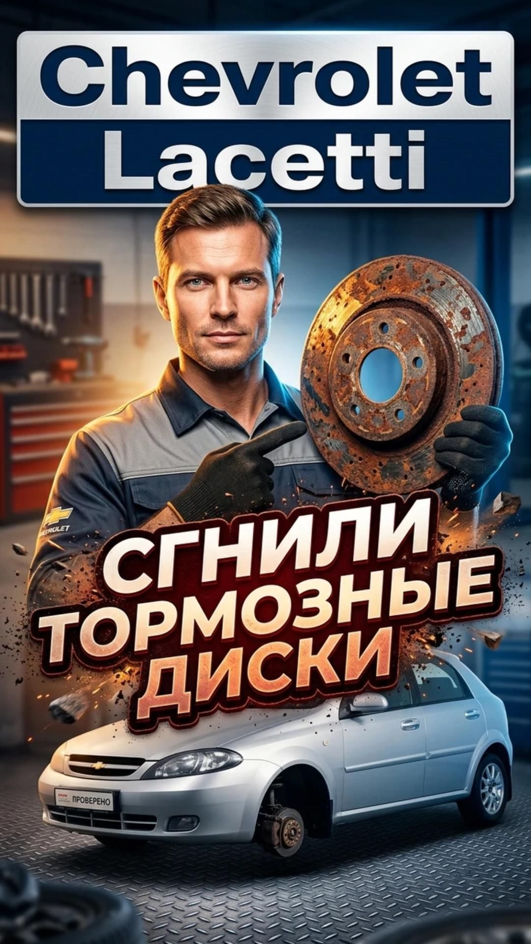 Сгнили тормозные диски 🤦♂️ - Chevrolet Lacetti