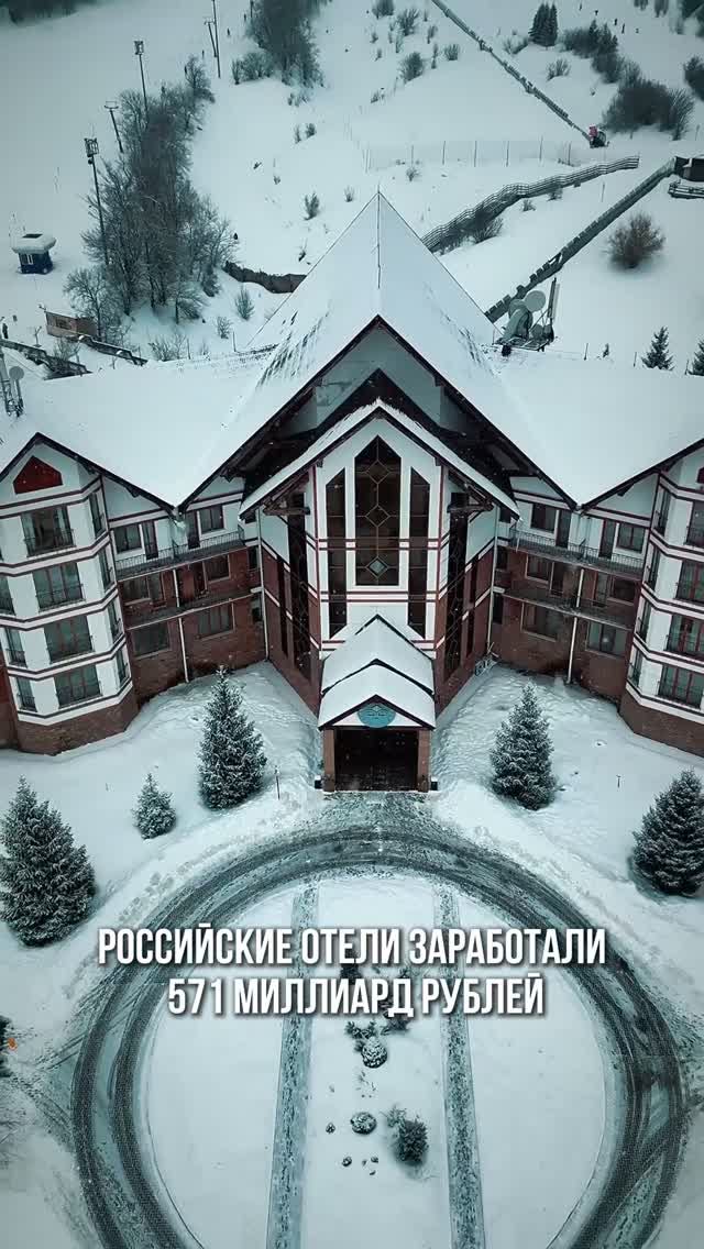 Российские отели заработали 571 млрд рублей за полгода #новости #продажи #бизнес #ии