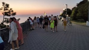 Анапа. Вечерняя набережная от Маяка! 12 августа 2026.