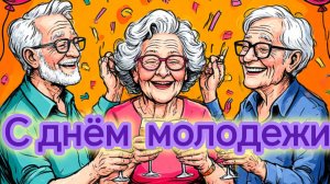 С днём молодежи. Шикарная музыкальная открытка.