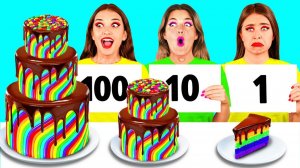 100 Слоев Еды Челлендж _ Секретные Лайфхаки и Гаджеты