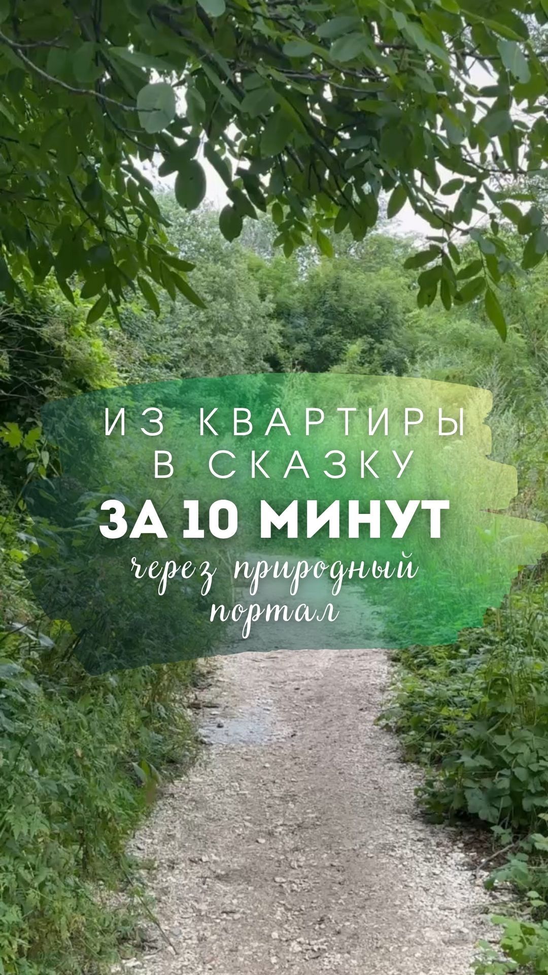 Из квартиры в сказку - природный портал, который за 10 мин проведёт в сердце Кисловодского парка