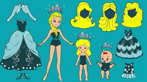 БУМАЖНЫЕ КУКЛЫ 👸 ПЛАТЬЕ МАМА ДОЧКА МАЛЕНЬКАЯ СЕСТРА НОВАЯ КОЛЛЕКЦИЯ ОДЕЖДЫ И АКСЕССУАРОВ