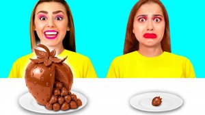 Большая, Средняя или Маленькая Тарелка Челлендж # Сумасшедшие Кулинарные Идеи от Ideas4Fun Chal