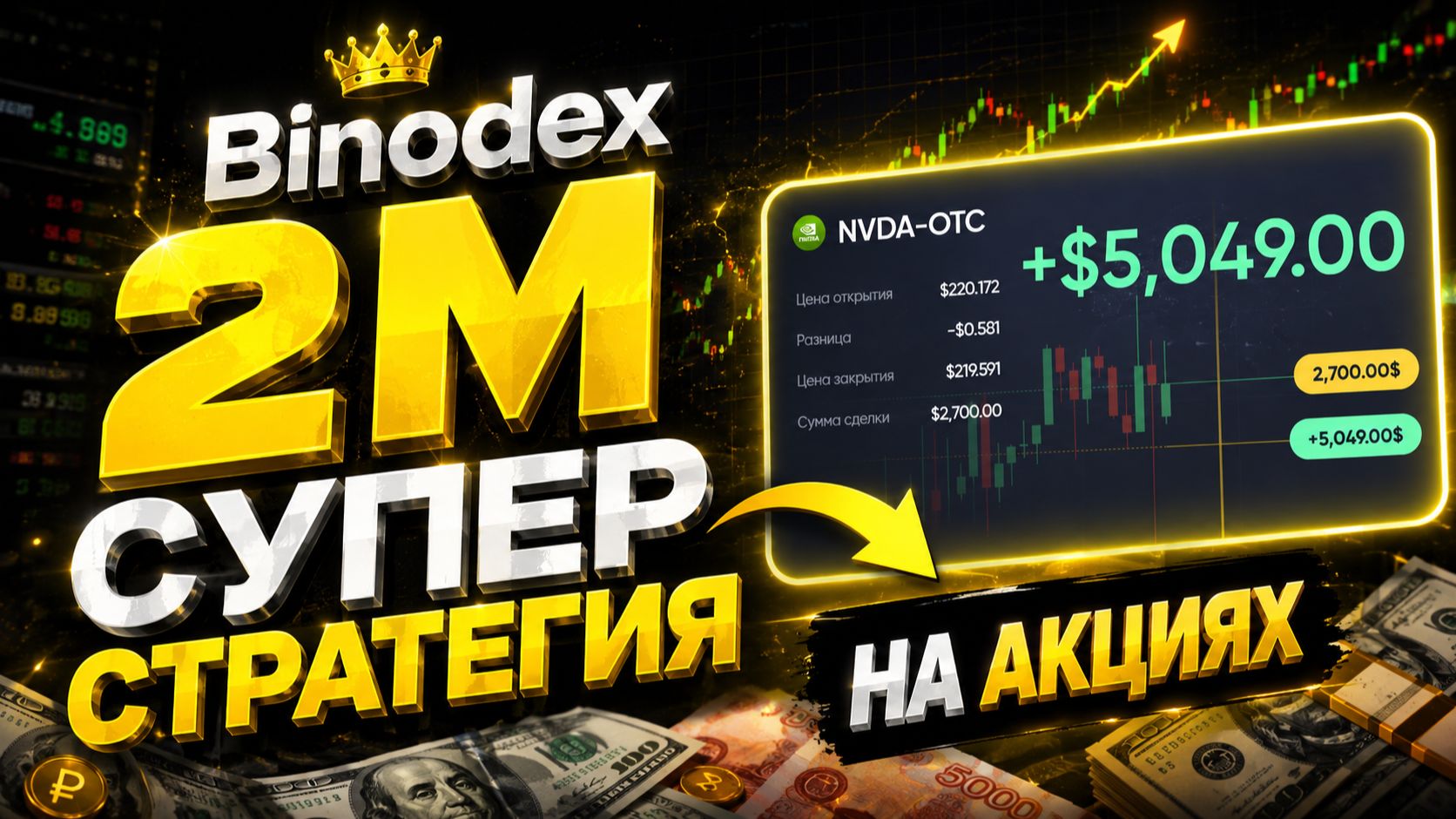ТОРГУЮ на Бирже - BinoDEX. 2М ТОП СТРАТЕГИЯ для ТРЕЙДИНГА. БИНОДЕКС Обучение