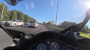 12-08-2026 С работы домой на мотоцикле. Новосибирск.